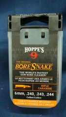 Hoppe’s BoreSnake Den 6mm .243 Caliber Rifle Cleaning T-Handle 24012D
