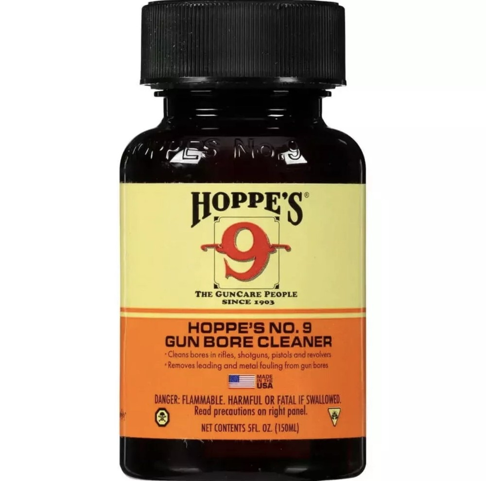 Hoppe’s No. 9 Gun Bore Cleaning Solvent 5 Ounce Bottle 904