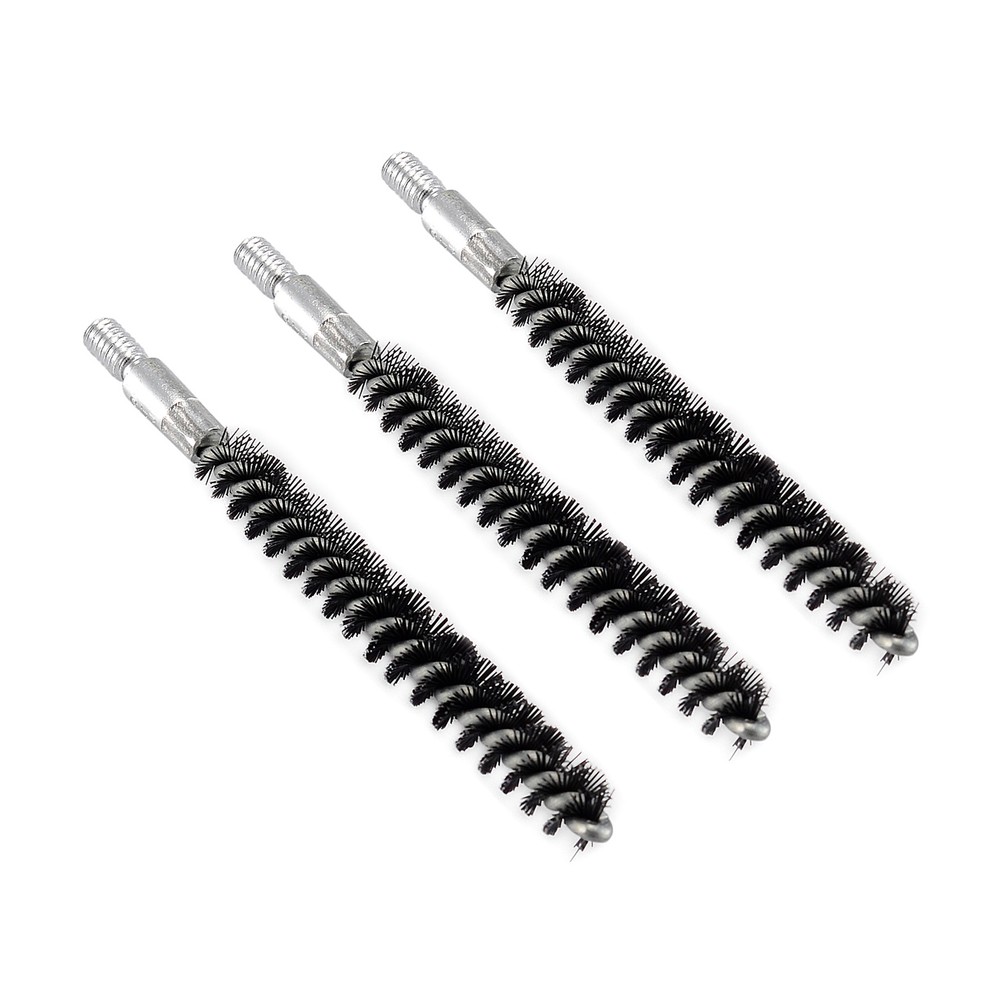 Pack of 3 Nylon Bristle Bore Brush .243 Caliber 8×32 Thread for Gun Cleaning Rod