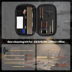 Pro .223/5.56 Cleaning Kit with Bore Chamber Brushes Cleaning Pick Kit, Brass…