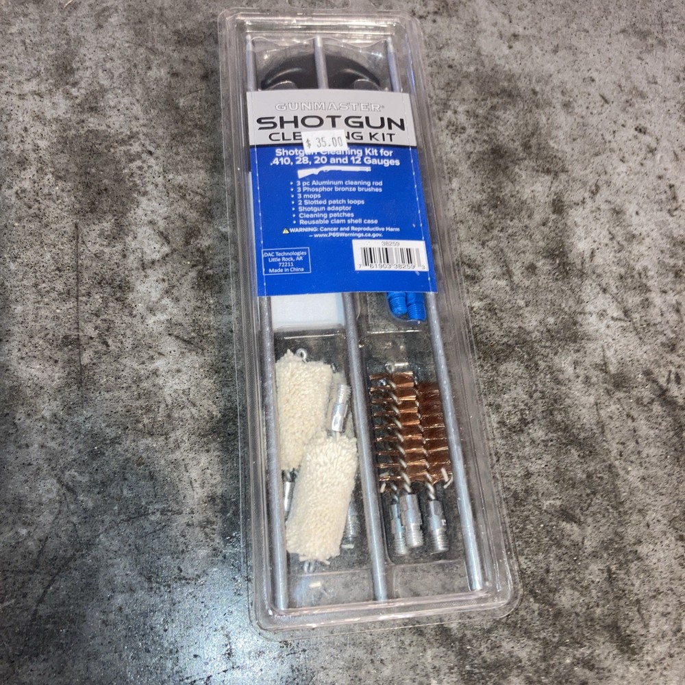 Gunmaster Shotgun Cleaning Kit – .410, 28, 20 & 12 Gauge – Universal Shotgun Mai