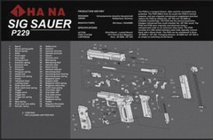 Sig Sauer P229 gun cleaning mat