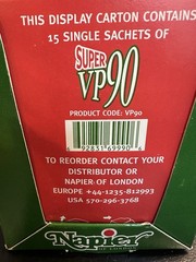 Carton of 15 Napier Super VP90 Total Anti-Corrosion Rust Inhibitor Packets