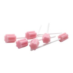 100pcs Disposable Cleaning Cleaner Swab Oral Care Sponge Swab Tooth Cleaning Mou