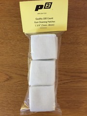 Gun / Rifle Cleaning Patches 1 3/4″ Cotton Flannel 100 Count – USA Seller