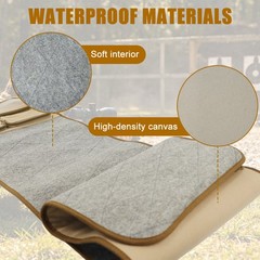 Heavy Duty Gun Cleaning Mat Roll Up Rifle Clean Pad w/Zipper Pocket for Shooting