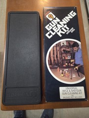 Hoppe’s 9 Gun Cleaning Kit Glass Bottle Black Case Universal Rifle Shotgun New