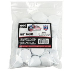 Gun Cleaning Patches – 600 Count – 1 1/2 Inch – Round