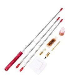 Pro-Shot Cleaning Kit Universal for .22 Cal and Up 36 Rod 3 Piece Durable Tube
