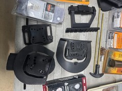 Lot of Bulldog Gun Holsters, Laser Boresighter, Savage Lock W/ Keys, Boresnake