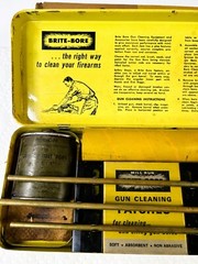 Mill Run BRITE-BORE Rifle Gun Cleaning Kit Metal Box 25BU Rifle & Pistol .22 Cal