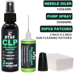 Gun Cleaner and Lubricant CLP Oil Cleaning Kit Universal Spray Solvent Protector