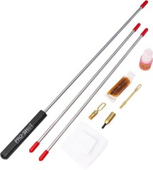 Pro-Shot Cleaning Kit Universal for .22 Cal and Up 36 Rod 3 Piece Durable Tube