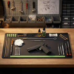 Gun Cleaning Mat, Anti-Slip Rubber Pistol Mat, 36″x12″ Pistol Cleaning Pad