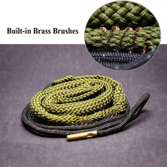 Bore Rope Gun Snake Barrel Cleaners .22 thru .45 & 12 20 Ga Rifle Shotgun Pistol