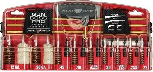 Real Avid Gun Boss Pro – 24 Piece Universal Gun Cleaning Kit (AVGBPRO-U)