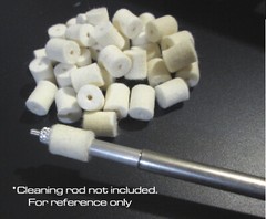 VFG REGULAR felts for cleaning rod system — 13 sizes available! Bulk Size Wool