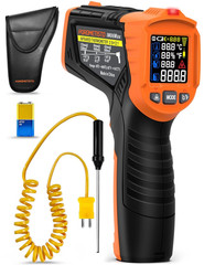 4 in 1 Temperature Gun 4 Types of Alarm Setting,-58-1472°F Measure Infrared/Amb