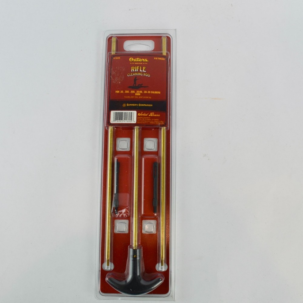 Outers Rifle Cleaning Rod Kit 41605 for .30 .300 .308 .30-06 .30-30 8mm Calibers