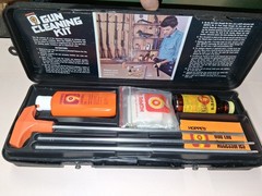 Hoppes Gun cleaning kit.