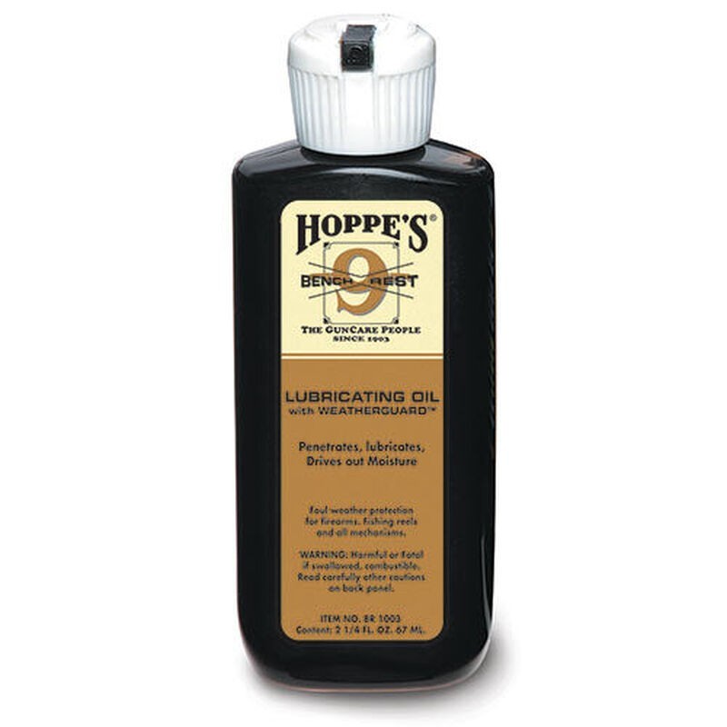 Hoppe’s BR1003 No. 9 Bench Rest Lubricating Oil w/ Weatherguard – 2.25 oz Bottle