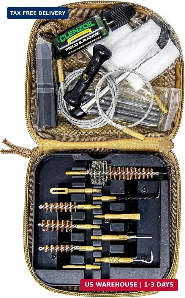 Clenzoil Tactical Gun Cleaning Kit | .223, 5.56mm, 380, 9mm, 300, 7.62mm | Rifle