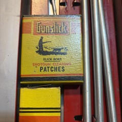 Vintage OUTERS No. 478 Gunslick Shotgun Gun Cleaning Kit *Solvent Empty No Patch