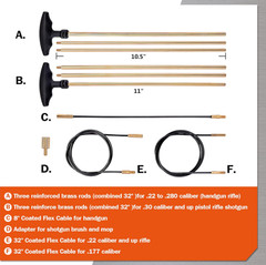 Gun Cleaning Kit Universal for Rifle Pistol Shotgun All Calibers