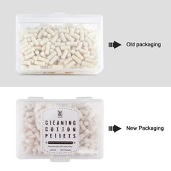 300 Cleaning Pellets Cotton Wool Felt for .22/.177 Caliber Air Gun Maintenance