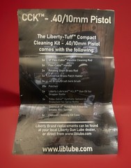 Liberty Lubricants Cleaning Kit .40/10mm Black With Case