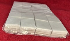 1000 pack 2″ Gun Cleaning Patches, highly absorbent, used with cleaners and oil