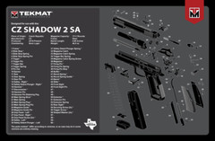 TekMat Handgun Cleaning Mat CZ Shadow 2 SA
