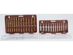 Tipton Ultra Cleaning Jag and Best Bore Brush 26-Piece Set Male Threads Nickel