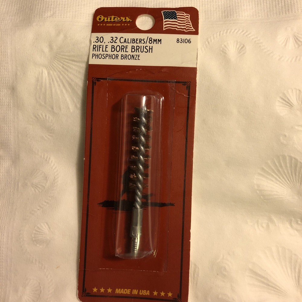 Outers .30 .32 Caliber / 8 mm Rifle Bore Brush #83106 – Made in USA