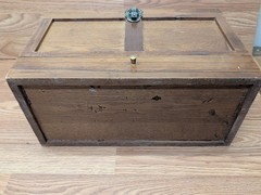 Handmade Wood Gun Cleaning Kit Box For Rifles Handguns Shotguns