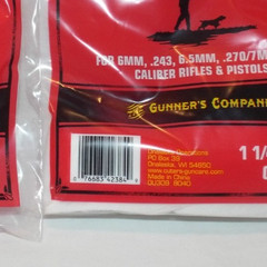 Outers Bulk Cotton Gun Cleaning Patches; 2 Pks for 500 Total; 1.25″ x 1.25″