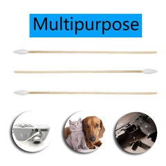 Cotton Swabs Swab POINTED TIP Q-tip 500 Pieces 6″ Wood Guns Firearm Cleaning