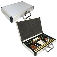 Universal 76 PC Cleaning Kit Clean Rifle Pistol Aluminum Storage Case