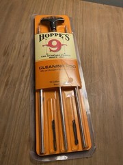 Hoppe’s 3PA22 Rifle Cleaning Rod 22 Cal Aluminum 3-Piece Poly Bag