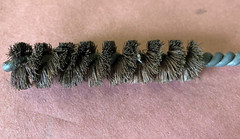 Large Bore Pistol Cleaning Rod and Brush