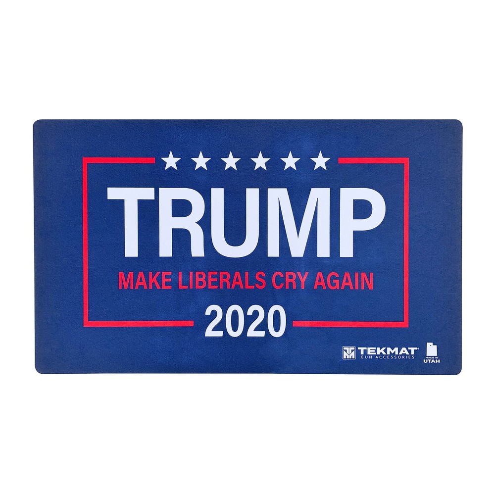 Tekmat Trump Door Mat, Make Liberals Cry Again, 25″x42″, Blue Color 2020