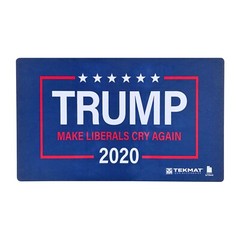 Tekmat Trump Door Mat, Make Liberals Cry Again, 25″x42″, Blue Color 2020