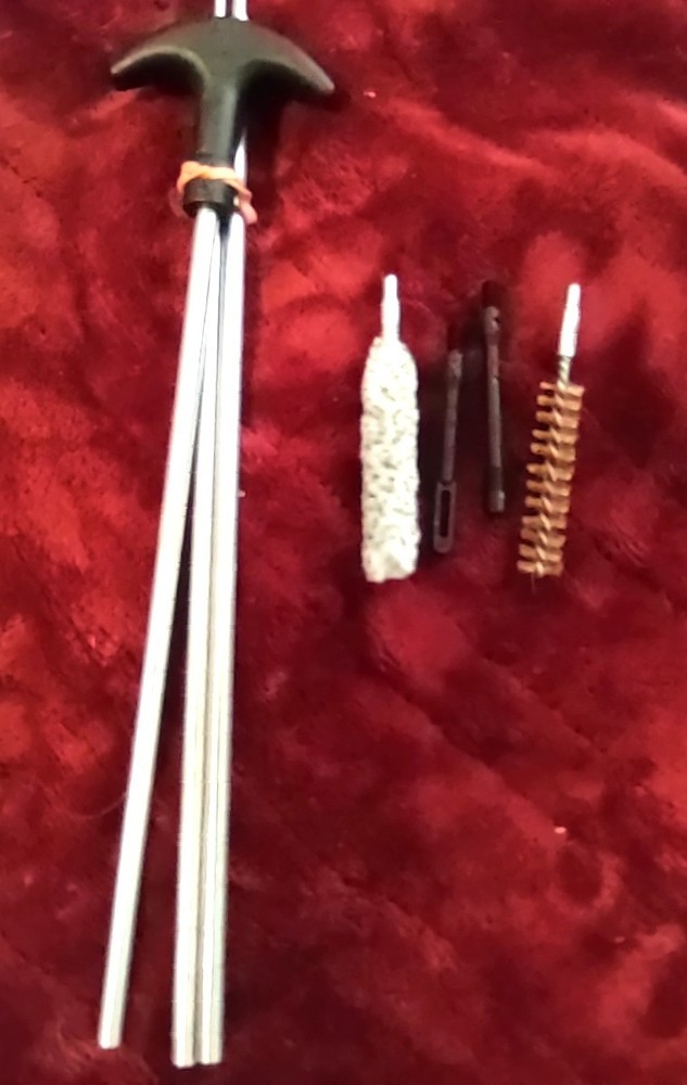 40-45 Rifle/Pistol Roads with brush, mop, jag, patchholder