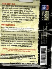 Otis 085 CLP Gun Clean, Lube, Protect Wipes – 2 Pack