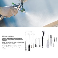 Professional Spray Cleaning Kit With Nylon Brass Brushes And Needles
