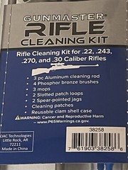 Gunmaster 38258 Rifle Cleaning Kit for .22, .243, .270 and .30 Caliber Rifle
