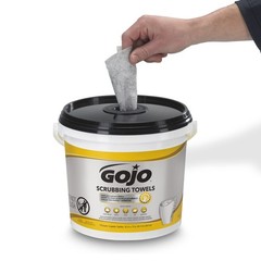 Gojo Scrubbing Towels Fresh Citrus Scent 170 Count Extra Large Dual Textured