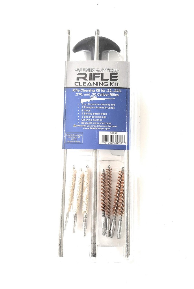 DAC GunMaster 16piece universal rifle cleaning kit f/firearms includes clamshell