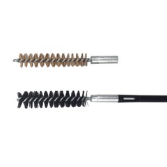 2 set 9mm Brass Bristle Gun Brush Handgun Nylon Rod Pistol Cleaning Kit