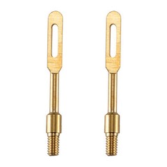 2 Pcs/Lots .30 Cal Solid Brass Slotted Tips Gun Clean Patch Puller Patch Holder